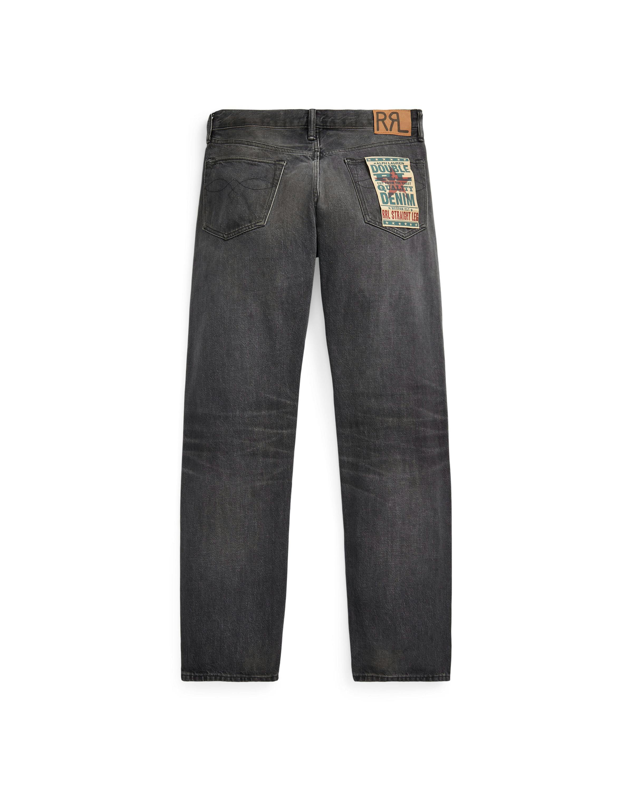 RRL Straight Fit Denim Jeans - Dusty Black Wash | Rigid RRL Straight Fit Denim Jeans - Dusty Black Wash | Rigid